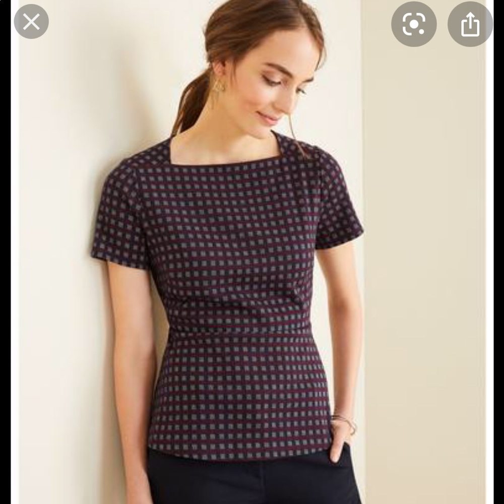 Ann Taylor size Small peplum blouse. NWT